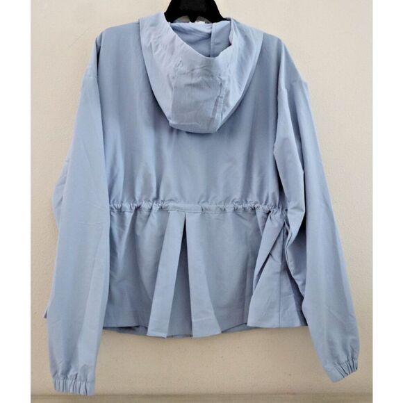 Nike FN3669-440 Women's Sz S Light Blue Oversized Trend Woven Jacket - Picture 2 of 12